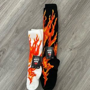 Raging Flame Crew Socks